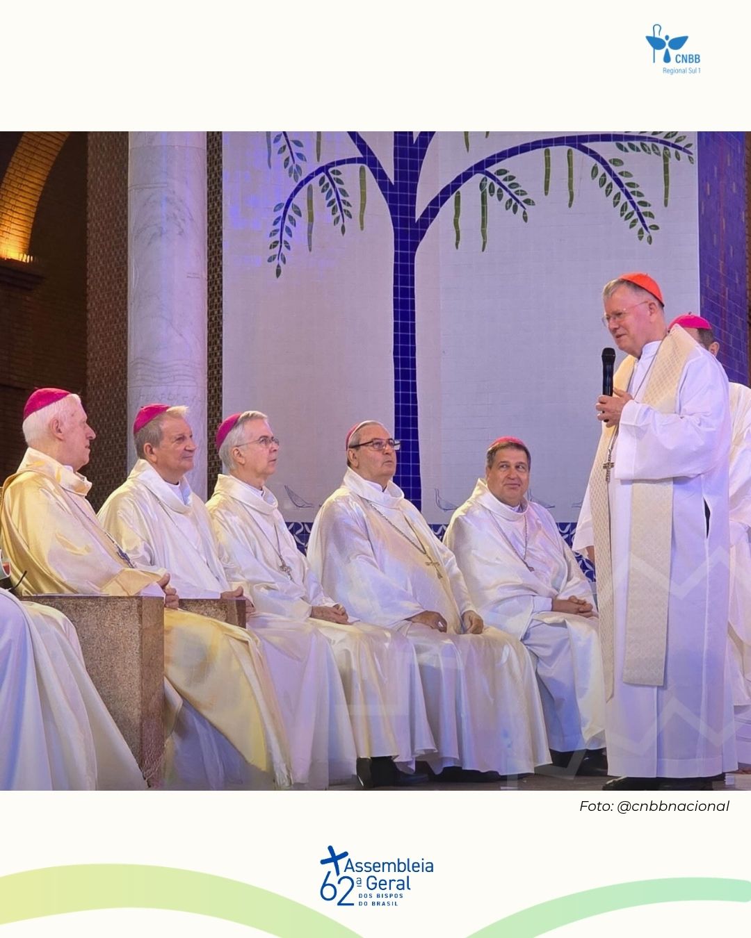 Cardeal Jaime Spengler durante a celebração