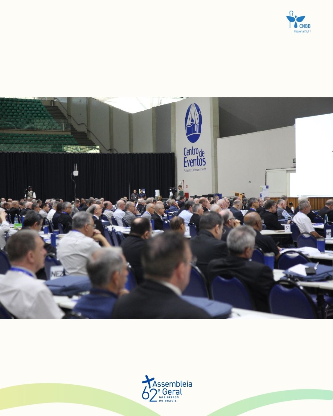 Bispos reunidos em plenária durante a Assembleia Geral