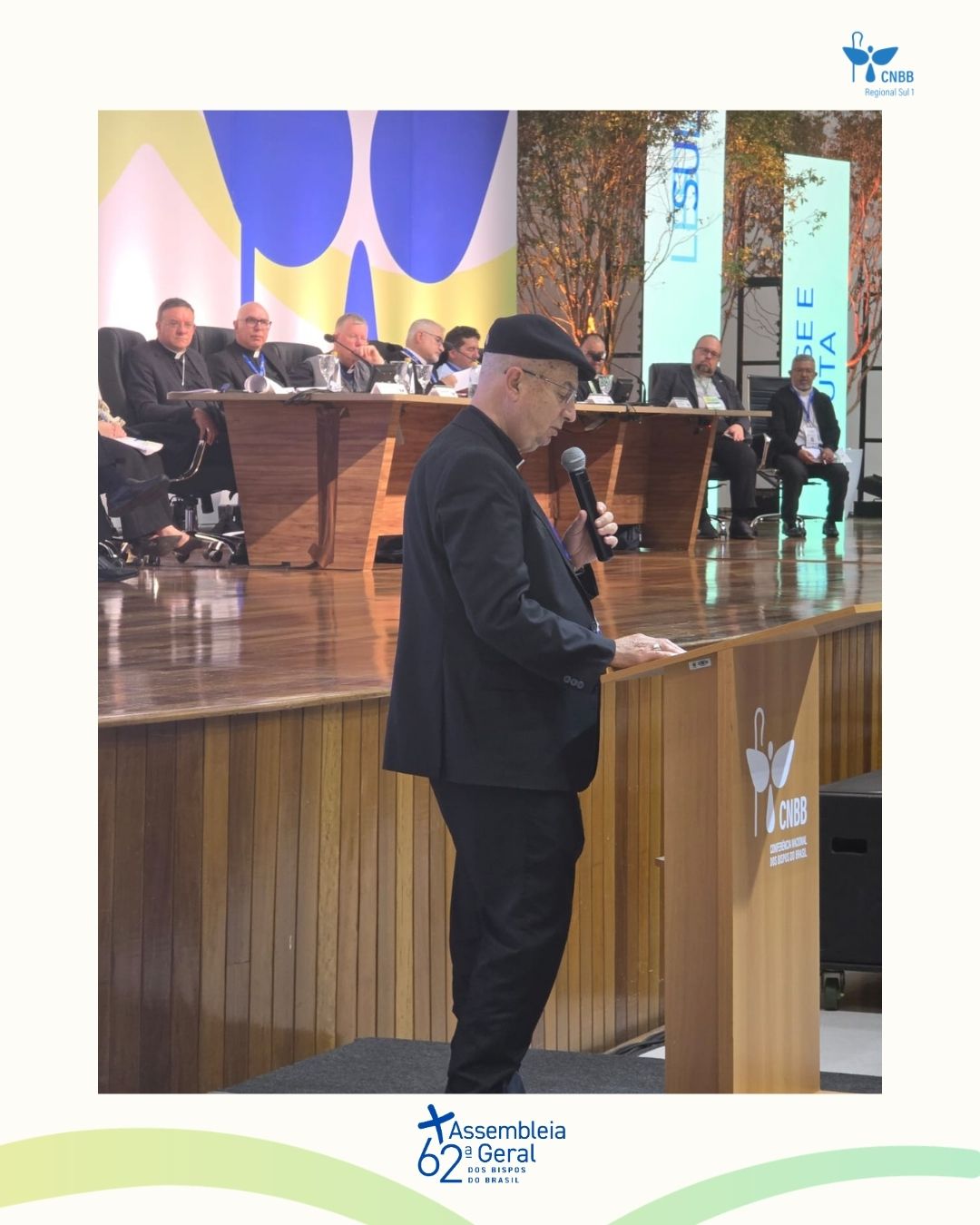 Dom Moacir Silva durante a Assembleia Geral da CNBB