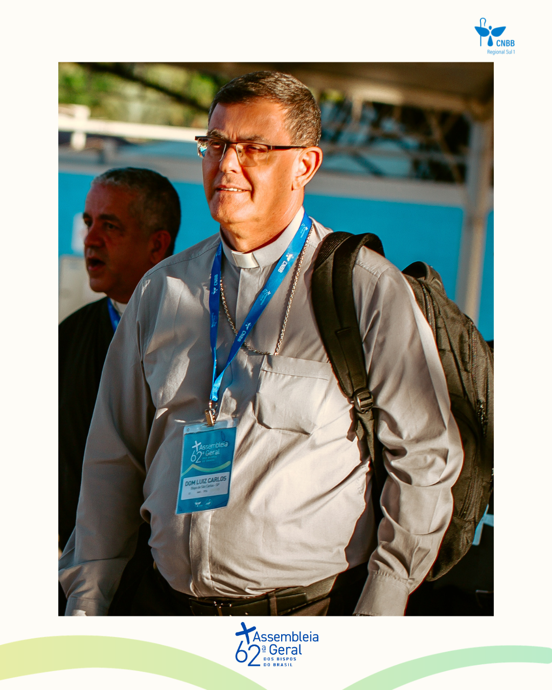 Dom Luiz Carlos Dias durante a procissão