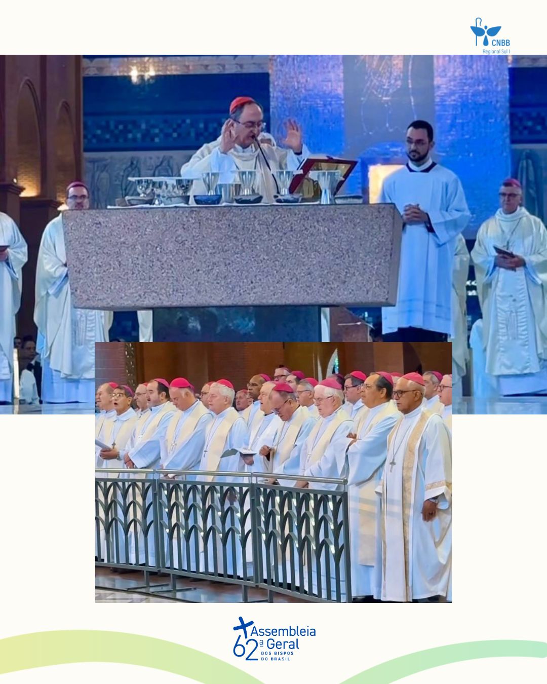 Santa Missa no Santuário Nacional durante a Assembleia Geral da CNBB