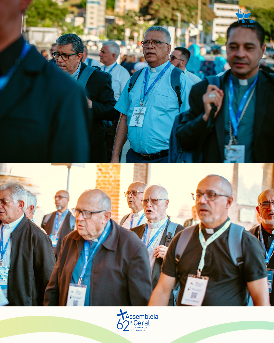 Dom Carlos Silva durante a procissão