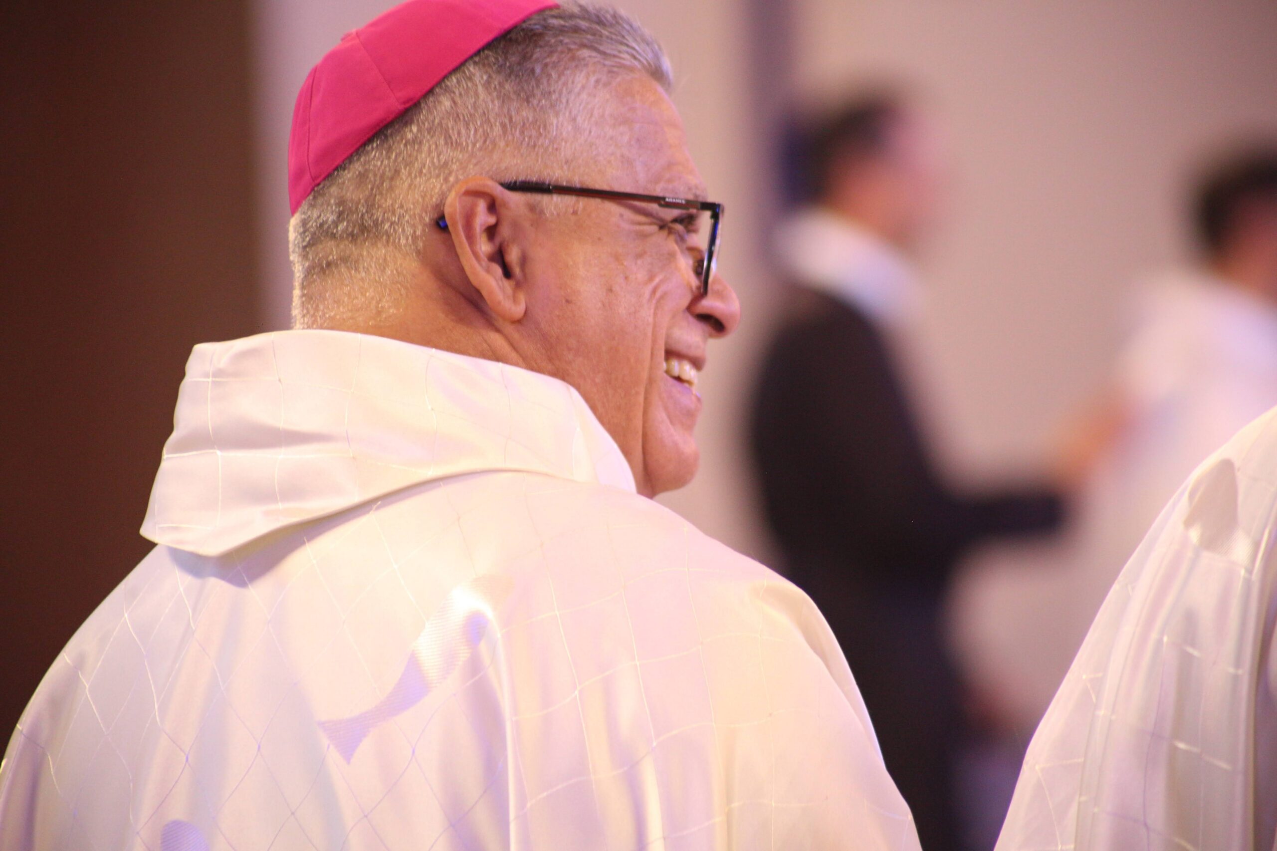 Dom Carlos Silva durante a posse