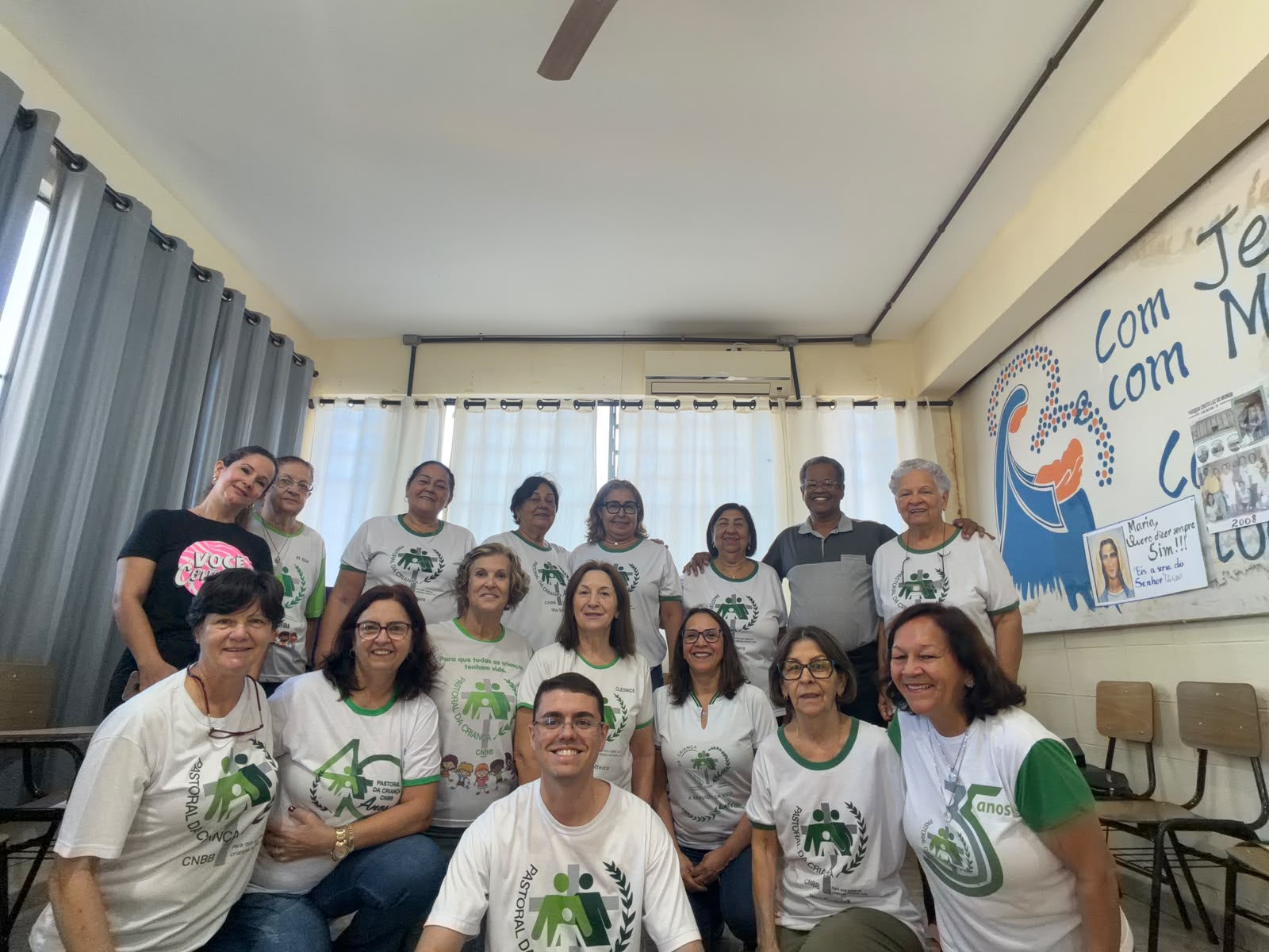 Equipe da Pastoral da Criança em Ilha Solteira